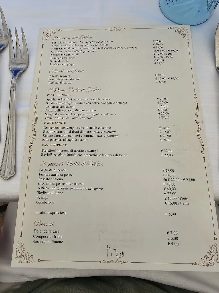 Menu_Castello Aragona_Marina di Vasto_image_1