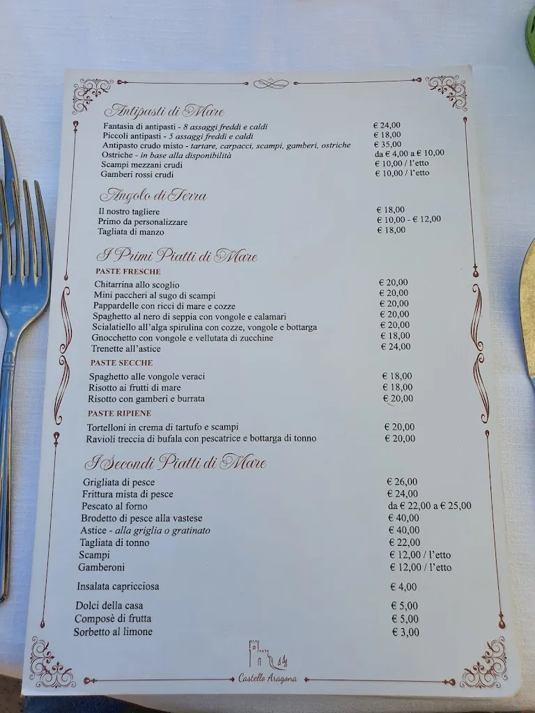 Menu_Castello Aragona_Marina di Vasto_image_2