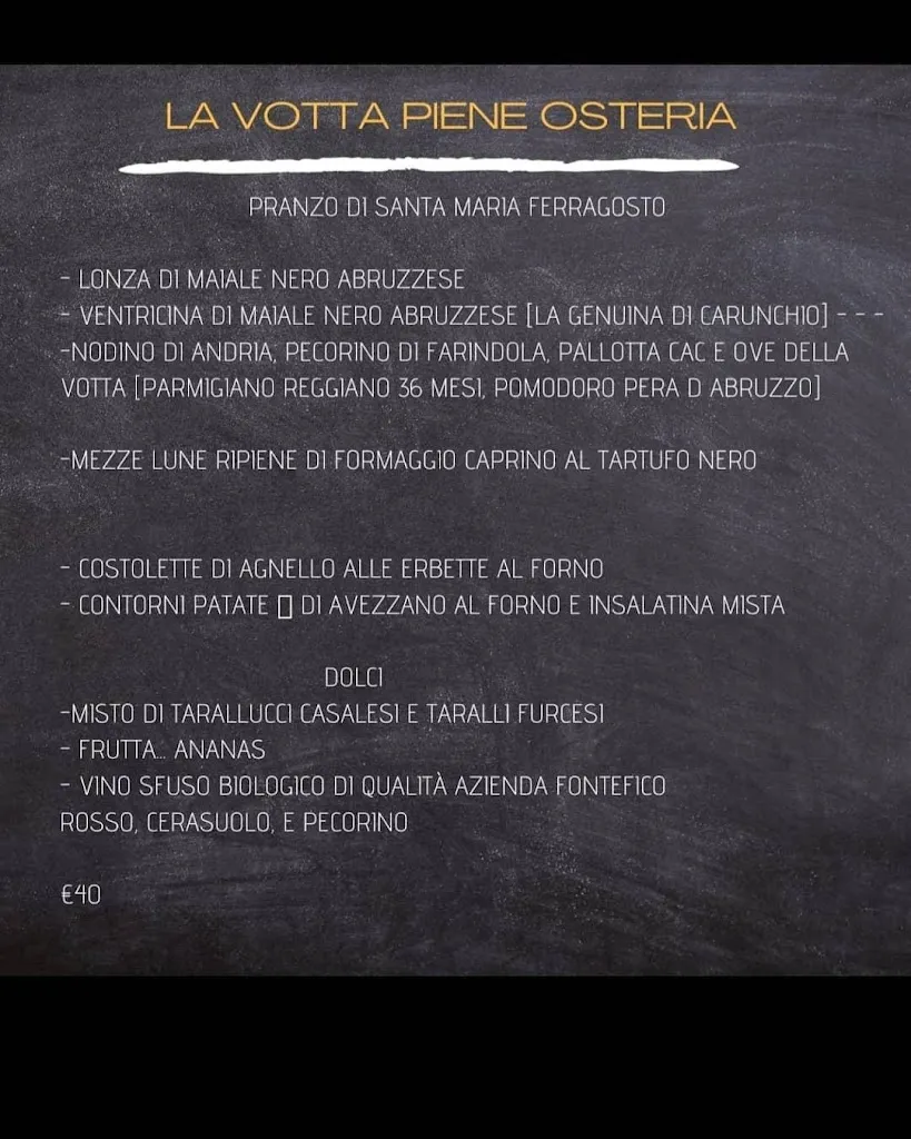 Menu_La Votta Piene Osteria_Marina di Vasto_image_2