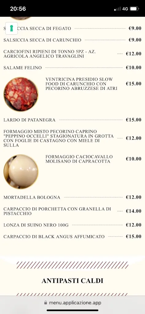 Menu_La Votta Piene Osteria_Marina di Vasto_image_3