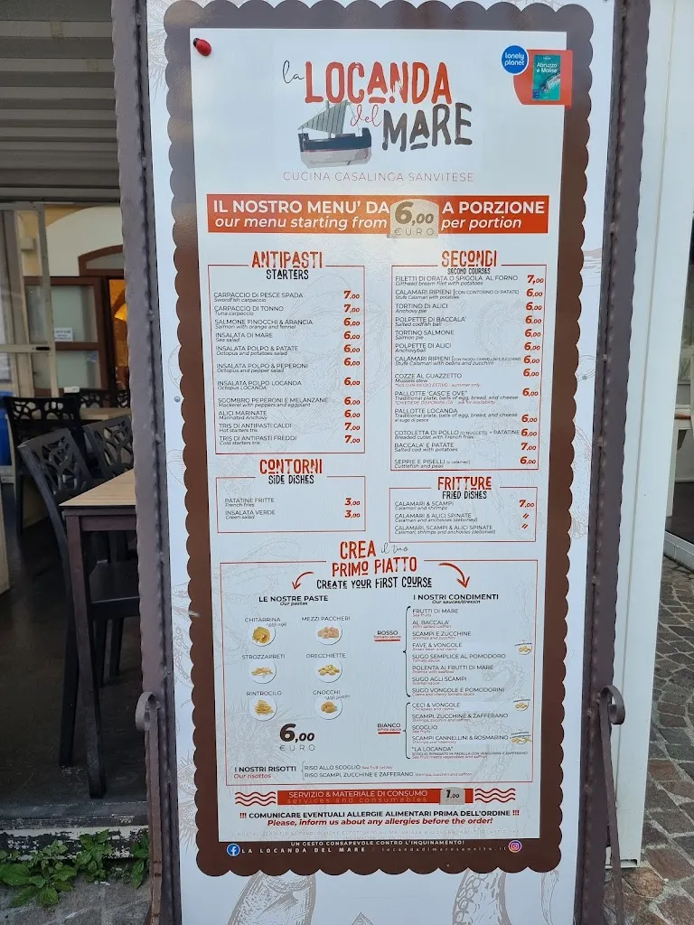 Menu_La Locanda Del Mare_Marina di San Vito_image_4
