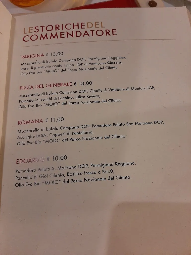 Menu_Pizzeria Negri_Faiano_image_3