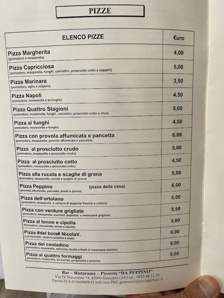 Menu_Da Peppino_Gesualdo_image_3