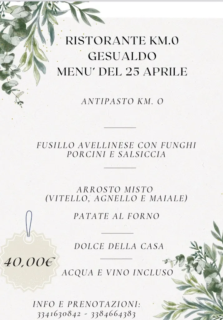 Menu_Ristorante Km Zero_Gesualdo_immagine_3