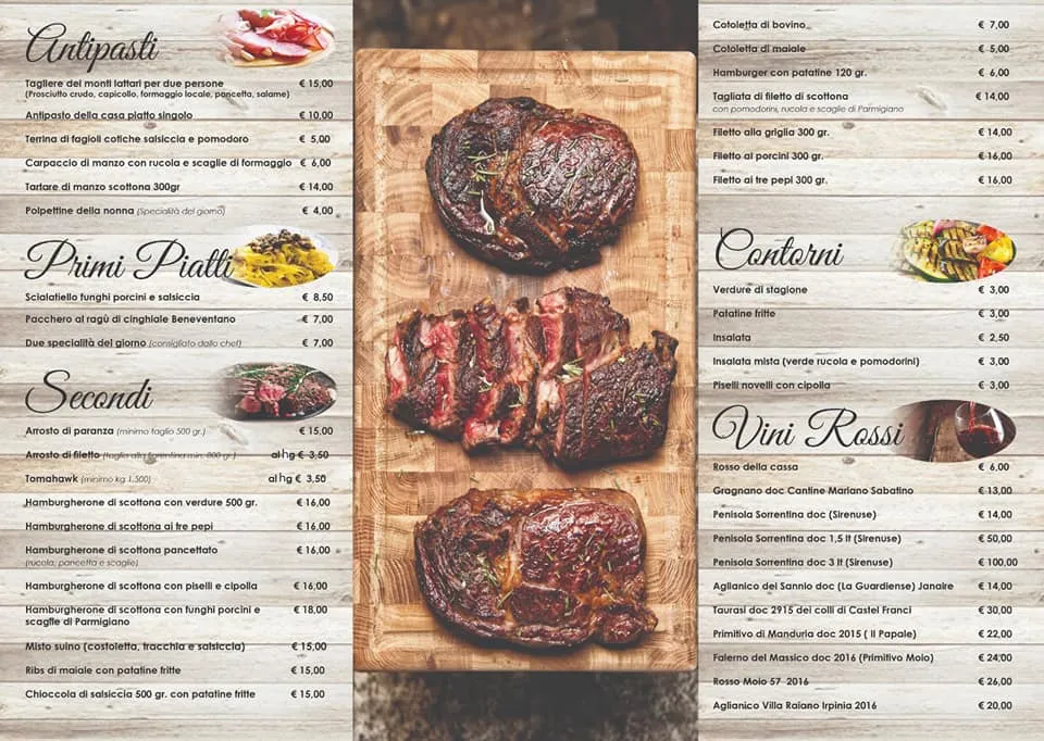 Menu_Macelleria / Braceria Sapori dei Monti Lattari_Gragnano_immagine_4