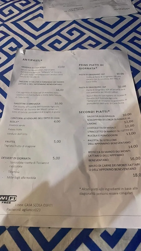Menu_Casa Scola Ristorante_Gragnano_immagine_2