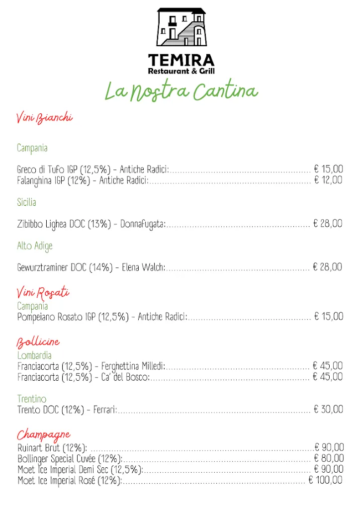 Menu_Temira Restaurant & Grill presso Tenuta Miranda Agriresort_Gragnano_image_2