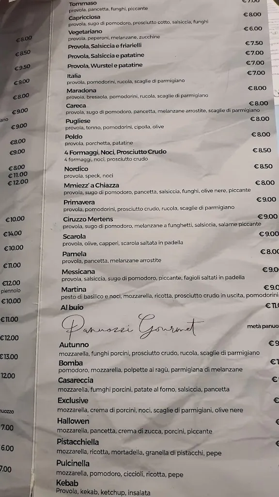 Menu_O'presidente Trattoria e pizzeria_Gragnano_immagine_2