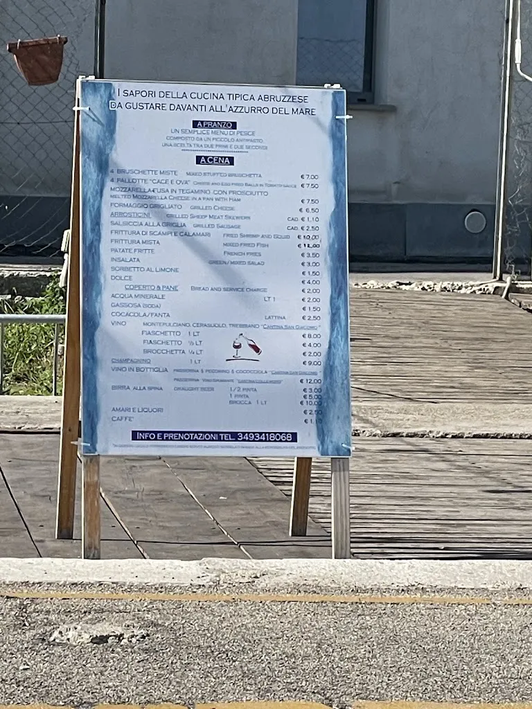 Menu_Il Fiaschetto A pranzo menù di pesce, A cena arrosticini, bruschette, pallotte cacioeove,_Marina di San Vito_image_2