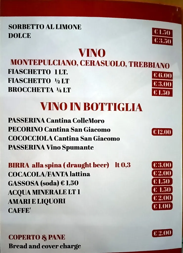 Menu_Il Fiaschetto A pranzo menù di pesce, A cena arrosticini, bruschette, pallotte cacioeove,_Marina di San Vito_image_3