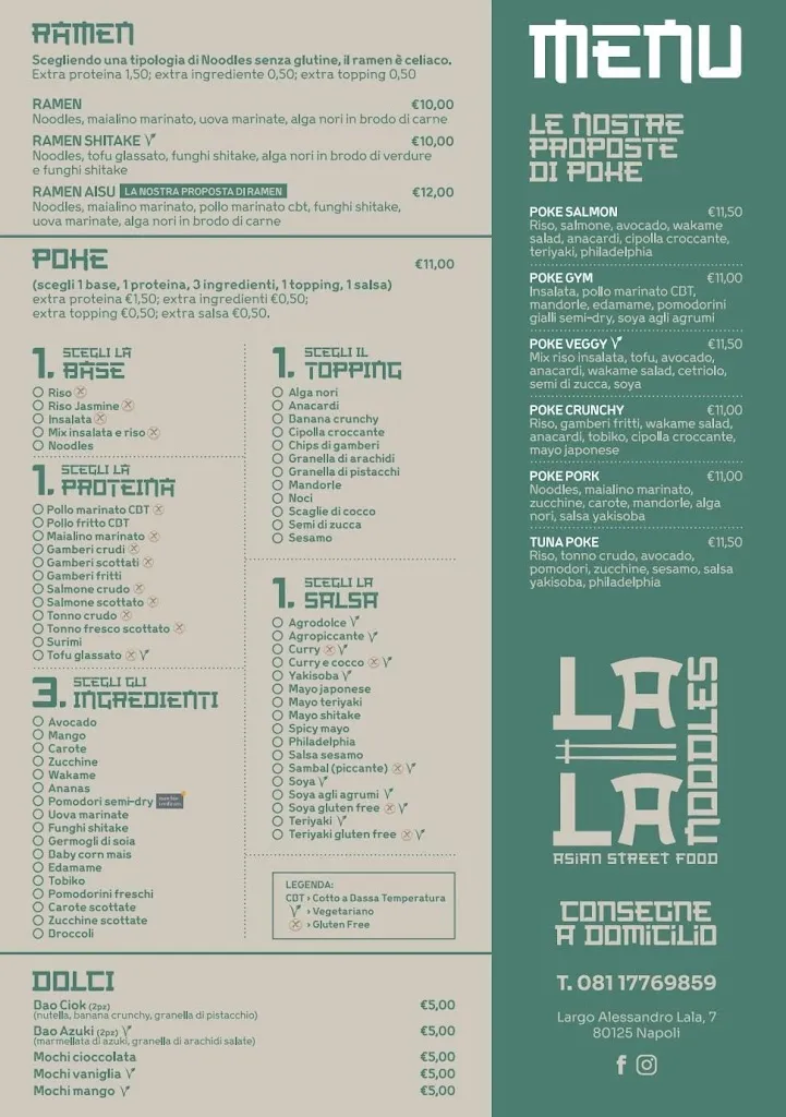 Menu_Lala Noodles - Asian Street Food_Fuorigrotta_image_3