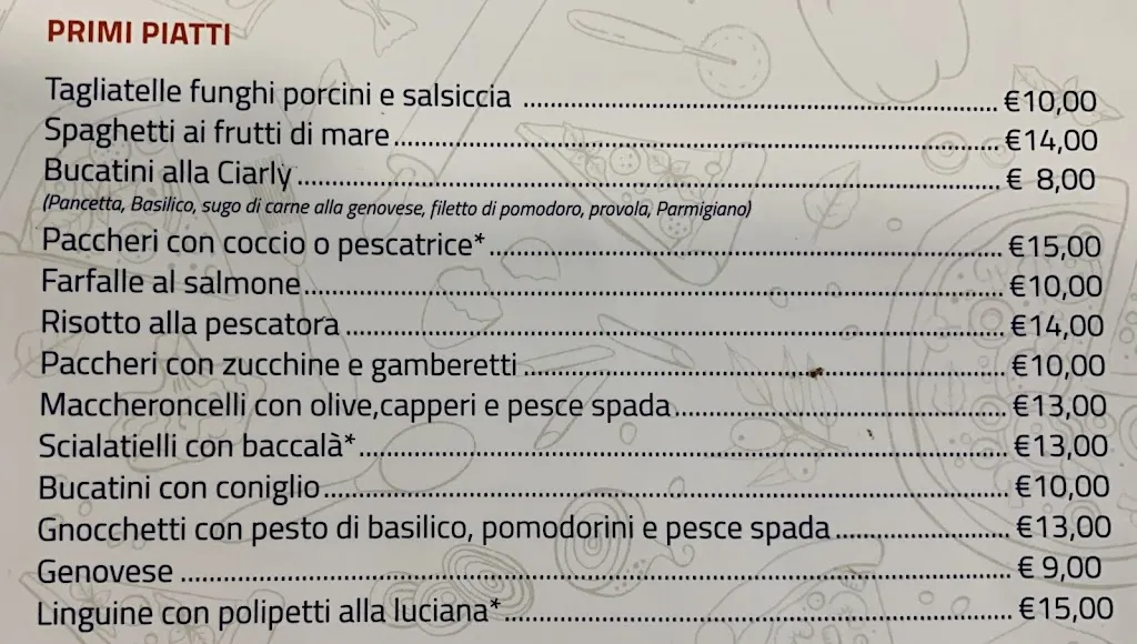 Menu_Ristorante Pizzeria Ciarly_Fuorigrotta_image_2