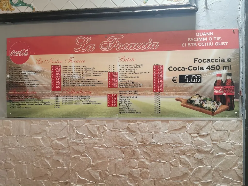 Menu_LA FOCACCIA a Fuorigrotta_Fuorigrotta_image_1