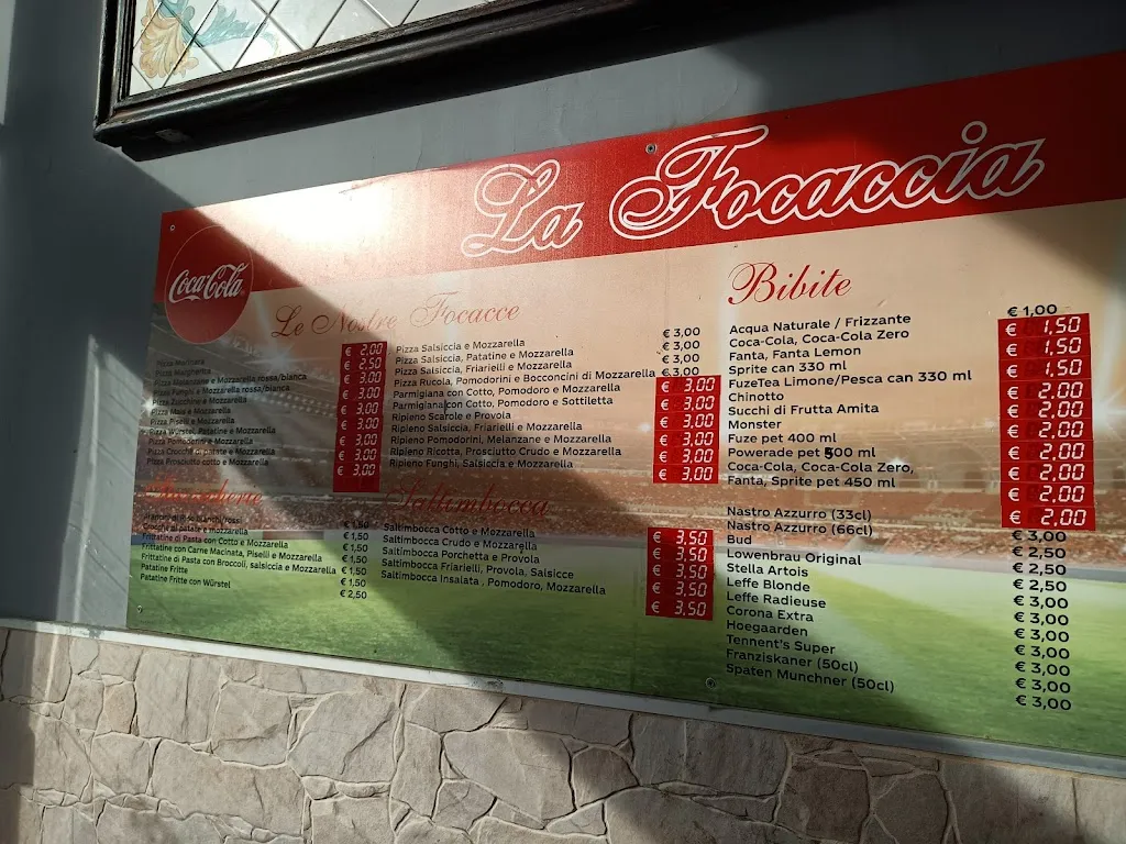 Menu_LA FOCACCIA a Fuorigrotta_Fuorigrotta_image_2