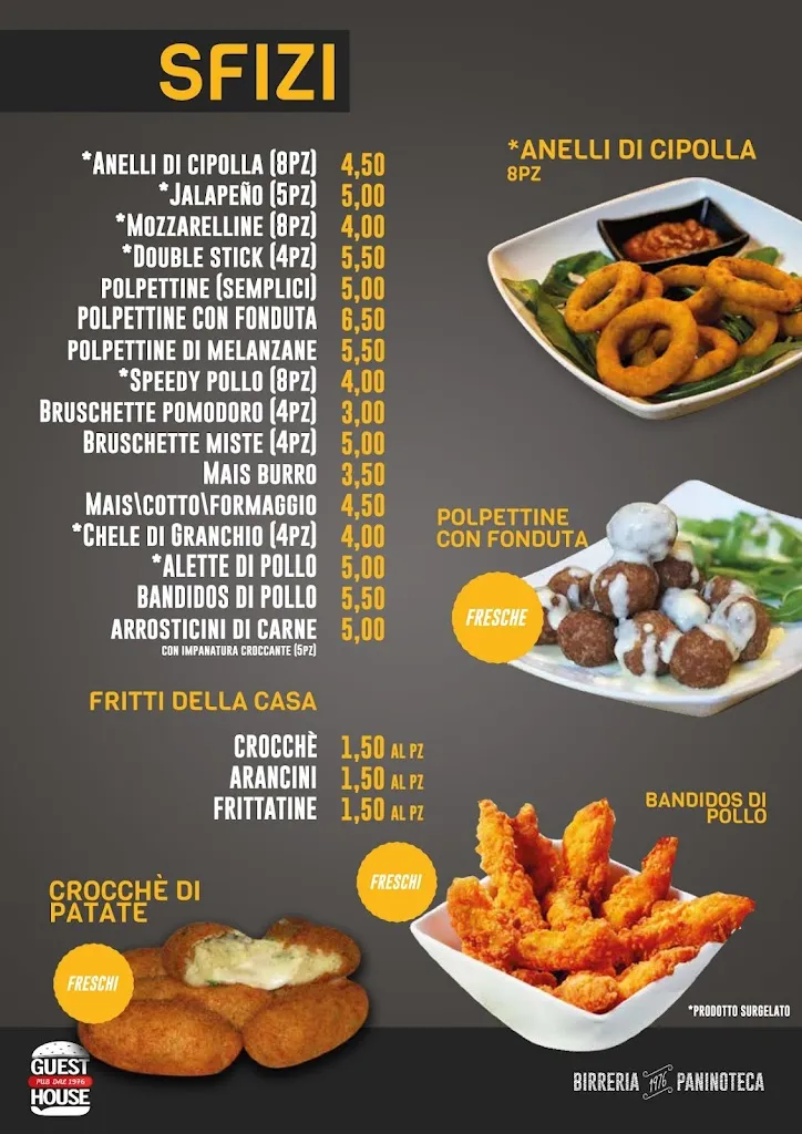 Menu_Guest House Pub_Fuorigrotta_image_1