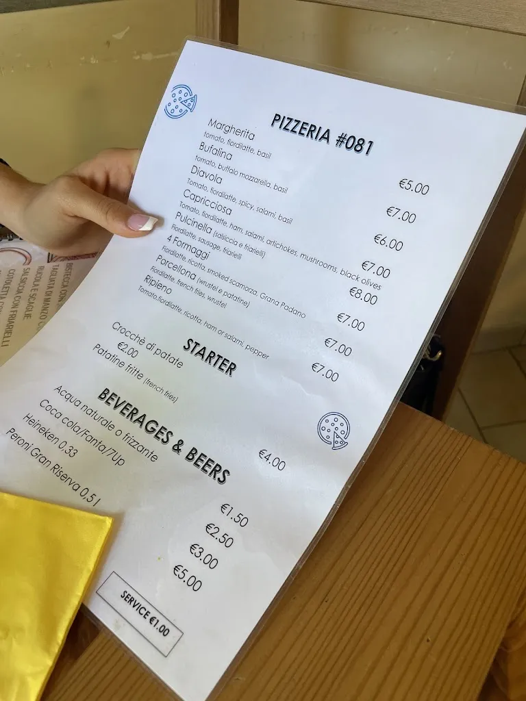 Menu_Trattoria Pizzeria #081_Fuorigrotta_image_1