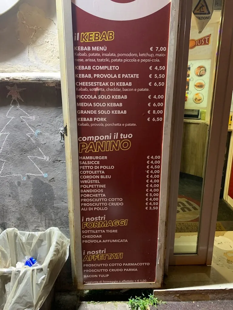 Menu_Just Just_Fuorigrotta_image_1