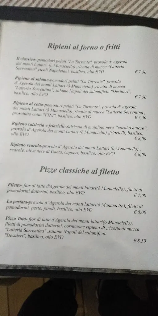 Menu_Ristorante Pizzeria Aglio, Olio E... Napoli_Fuorigrotta_image_1