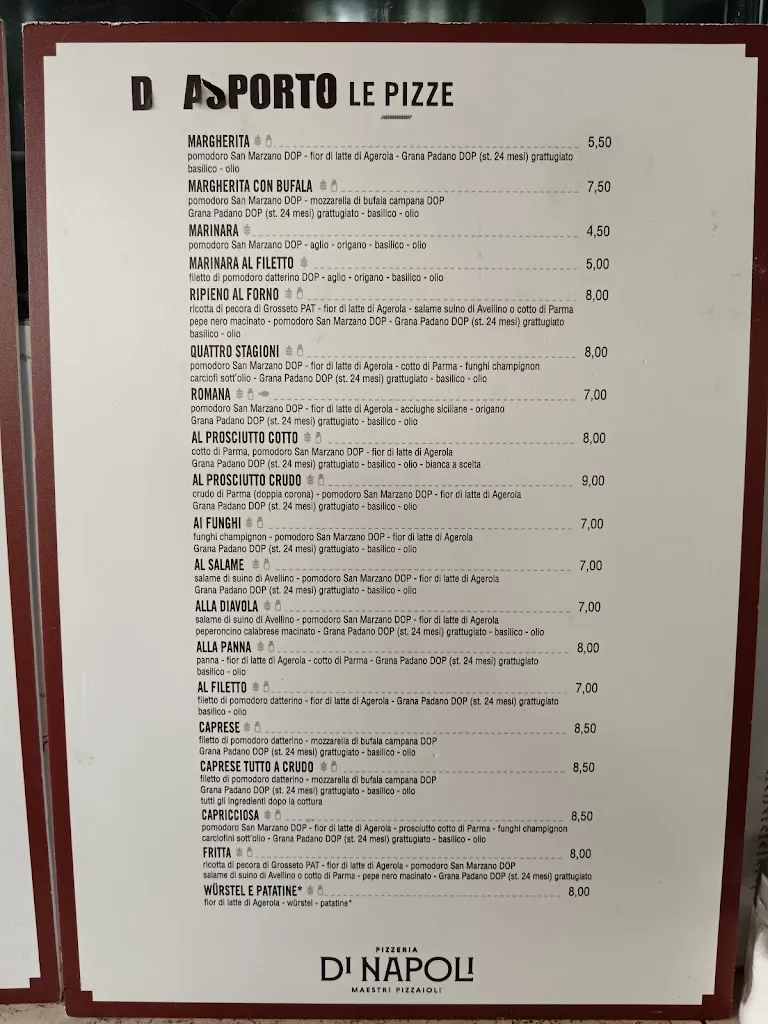 Menu_Pizzeria Di Napoli_Fuorigrotta_image_2