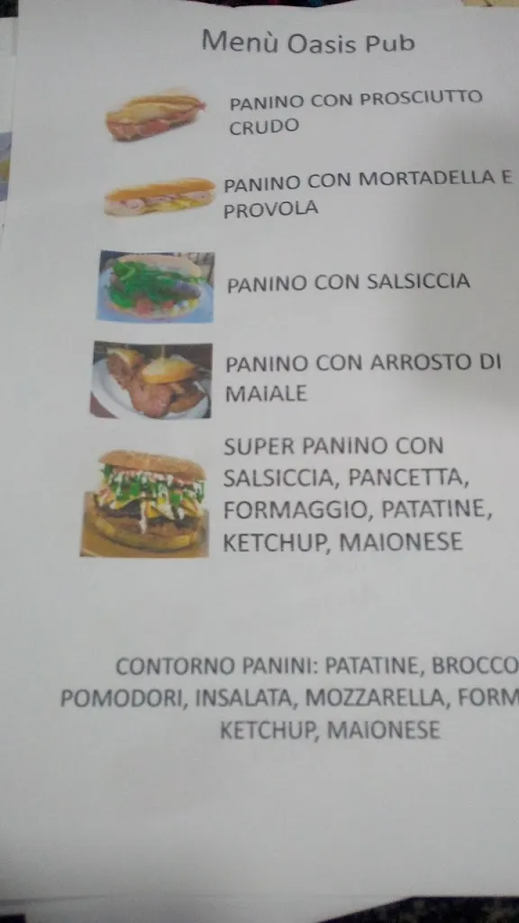 Menu_Bar Paninoteca L'OASIS_Guardia Sanframondi_image_2