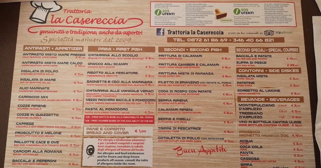 Matt C_Trattoria La Casereccia_Marina di San Vito_review