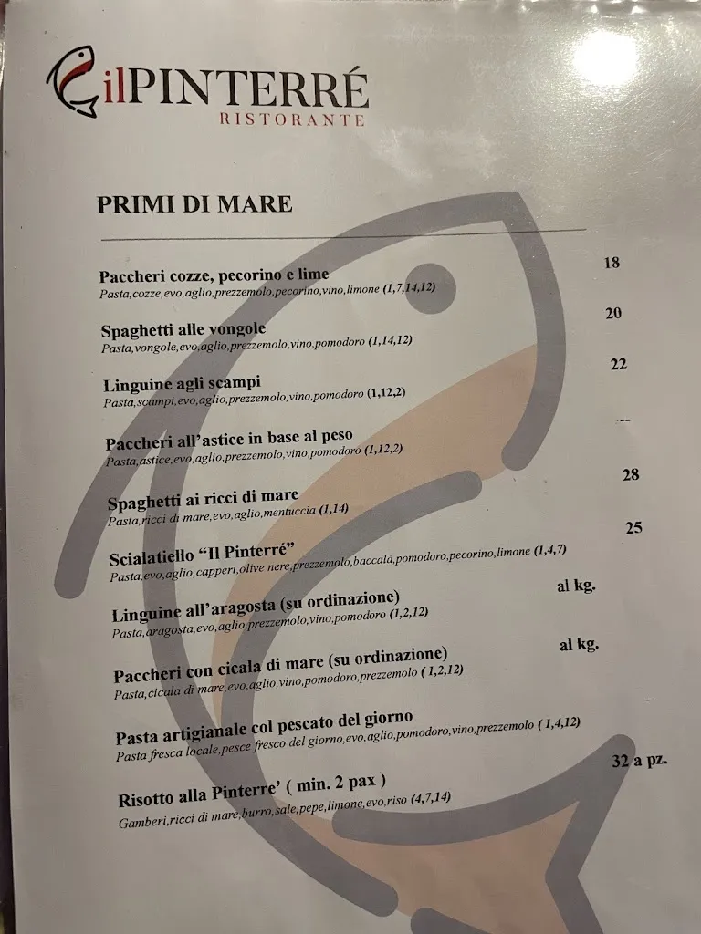 Menu_Il Pinterrè | Ristorante sulla riva destra Ischia_Ischia Porto_image_3