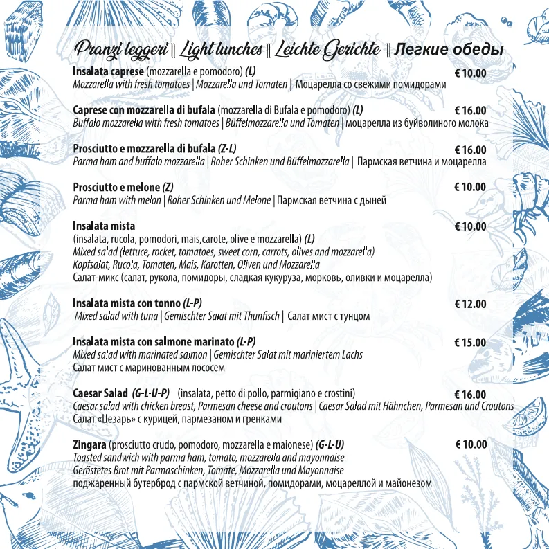 Menu_Aenaria Beach_Ischia Porto_image_3