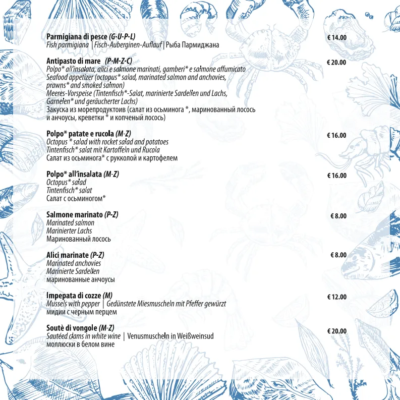 Menu_Aenaria Beach_Ischia Porto_image_4