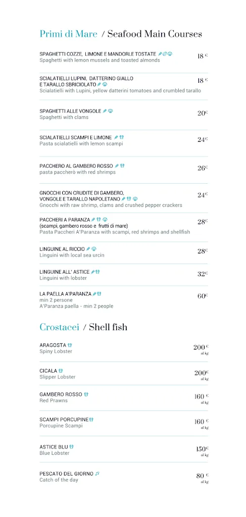 Menu_‘a Paranza Sea Restaurant_Ischia Porto_image_3