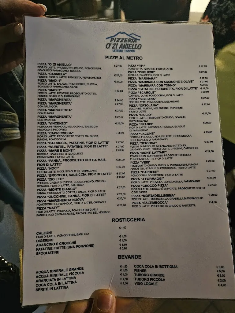 Menu_Pizzeria O' Zi Aniello_Lettere_image_2