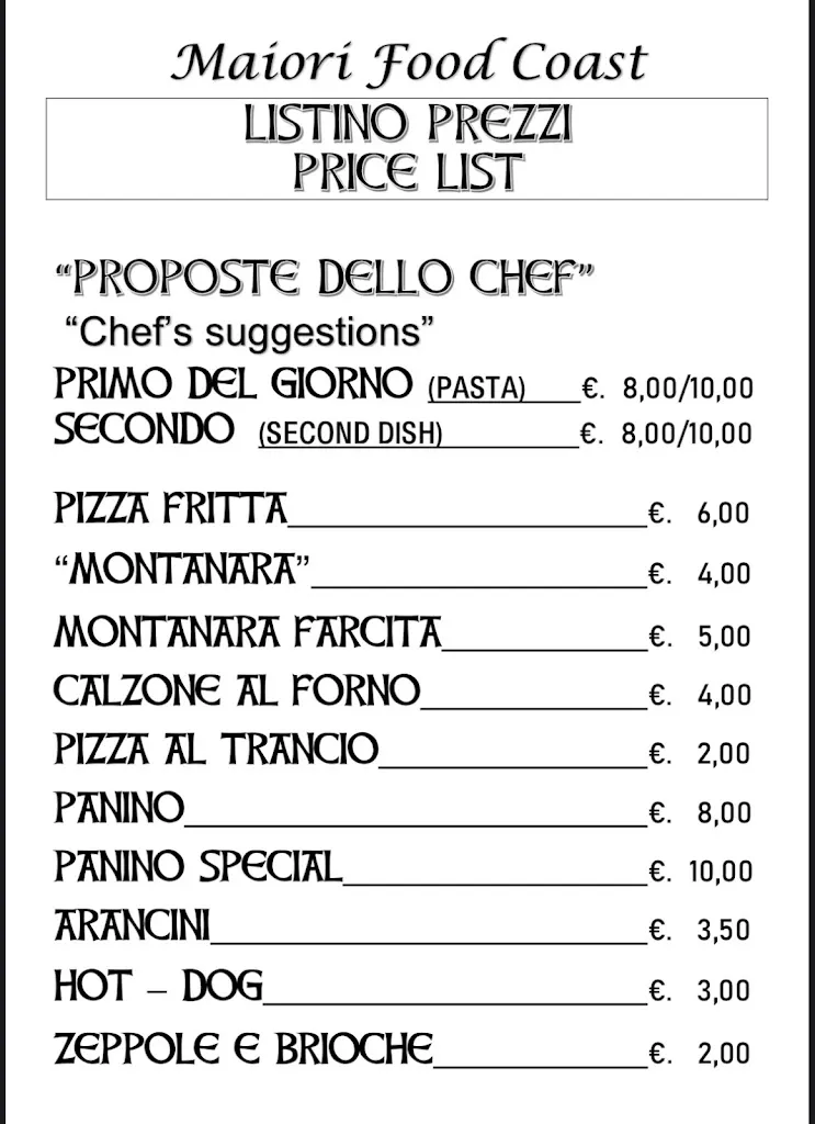 Menu_Maiori Food Coast_Maiori_immagine_1