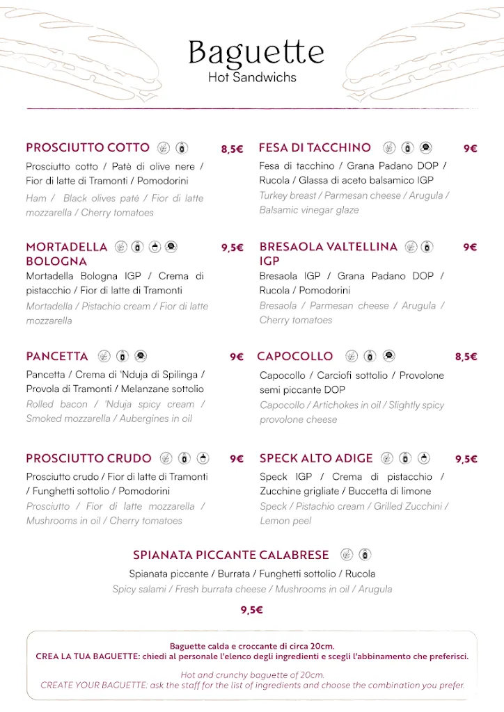 Menu_Divin Baguette -Amalfi Coast_Maiori_image_2