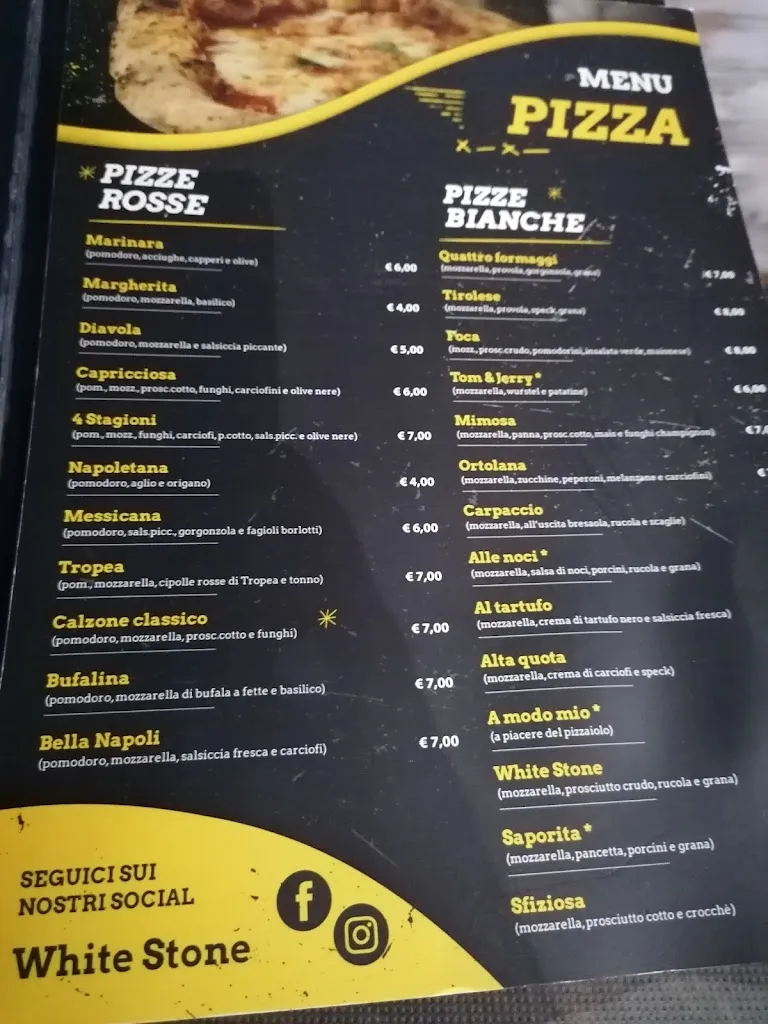 Menu_Ristorante Pizzeria White Stone_Marzano Appio_image_1