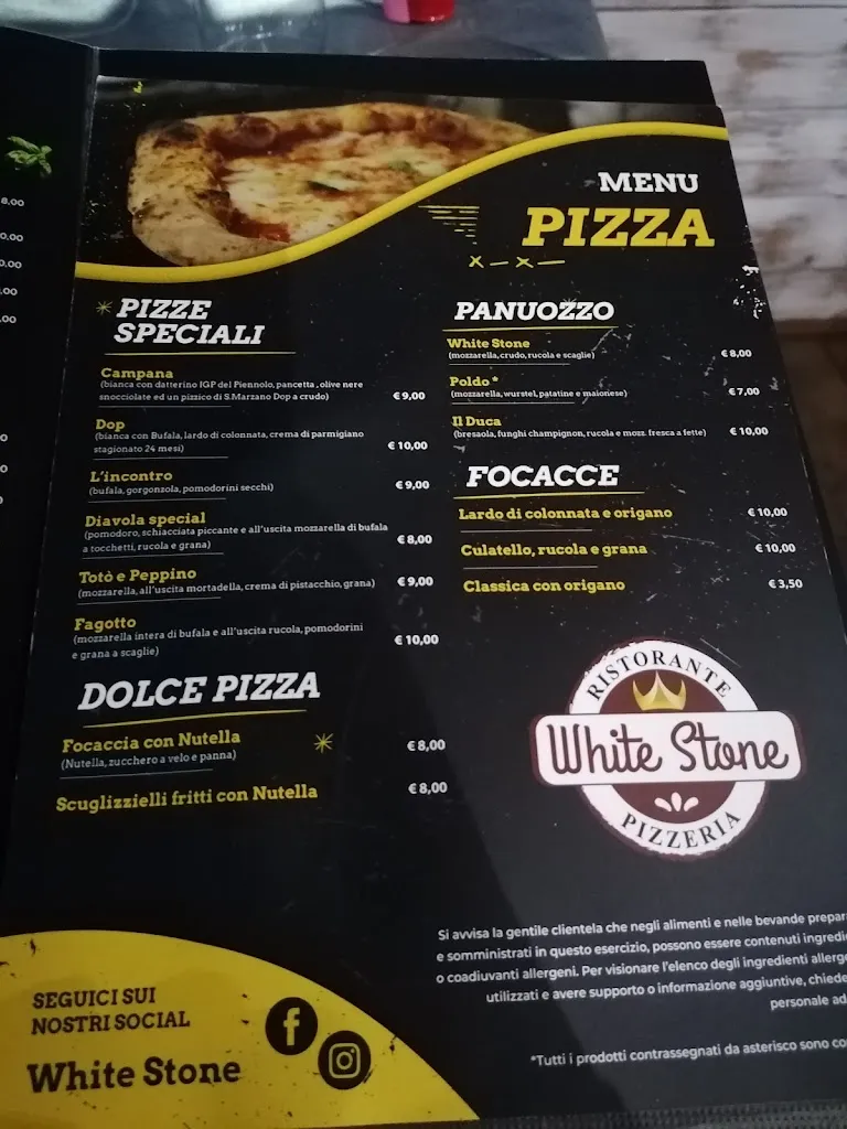 Menu_Ristorante Pizzeria White Stone_Marzano Appio_image_4