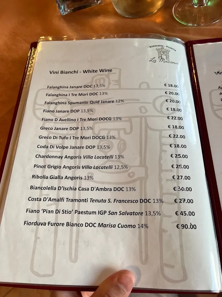 Menu_La Macina_Massa Lubrense_image_3