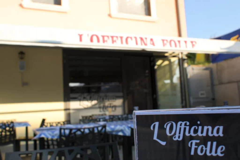 L 'Officina Folle restaurant in Melito Irpino