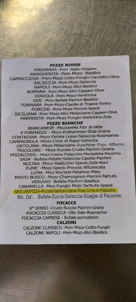 Menu_Bar pizzeria 46 Miglianico_Miglianico_image_2