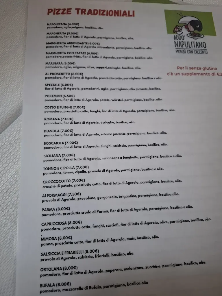 Menu_Ristorante e Pizzeria A'ddò Napulitano di Marino Cosimo_Maddaloni_image_1