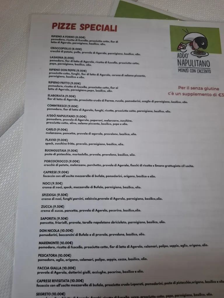Menu_Ristorante e Pizzeria A'ddò Napulitano di Marino Cosimo_Maddaloni_image_3