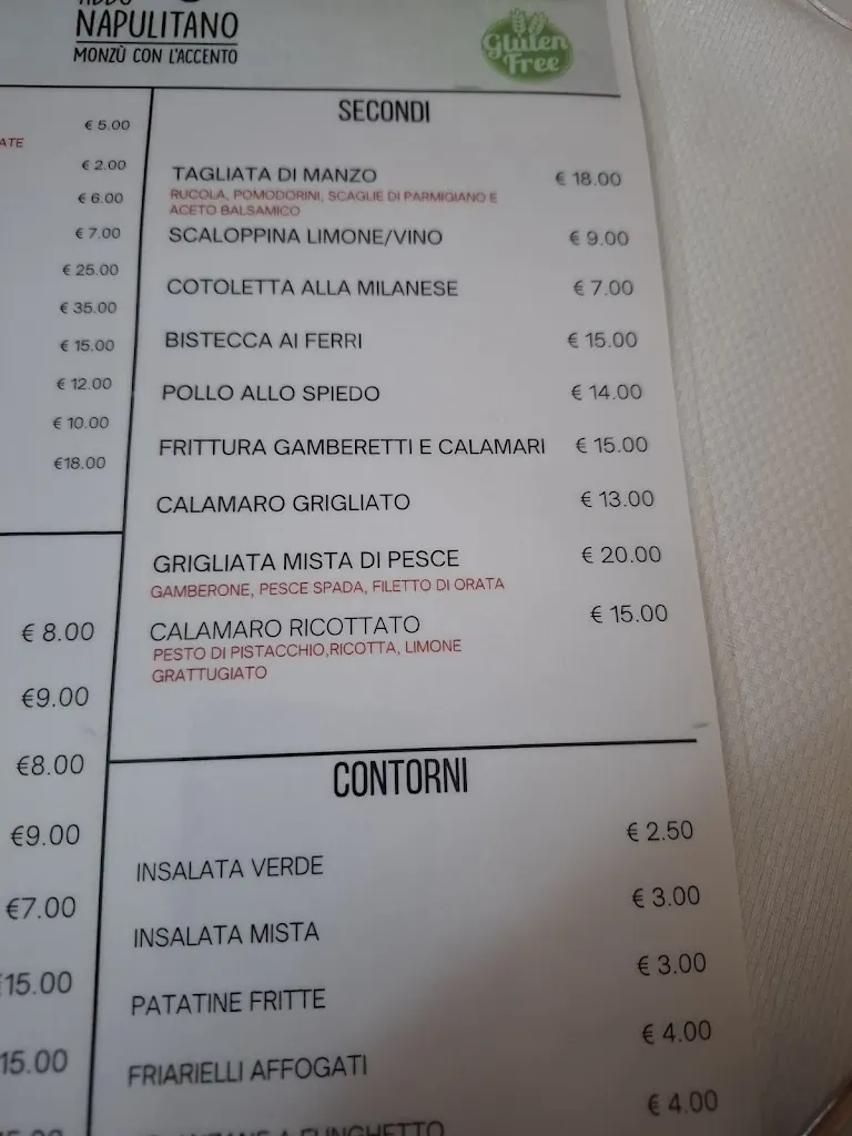 Menu_Ristorante e Pizzeria A'ddò Napulitano di Marino Cosimo_Maddaloni_image_4