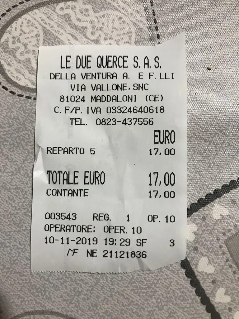 mario vinciguerra_Le Due Querce | Ristorante & Pizzeria_Maddaloni_review