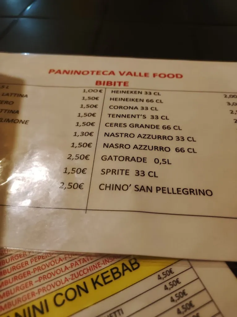 Menu_Paninoteca Valle Food_Maddaloni_immagine_2
