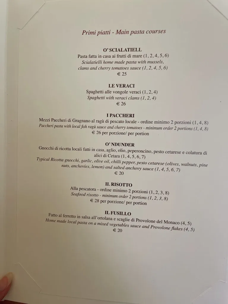 Menu_Ristorante Giardiniello Minori - Costa d’Amalfi_Minori_image_3