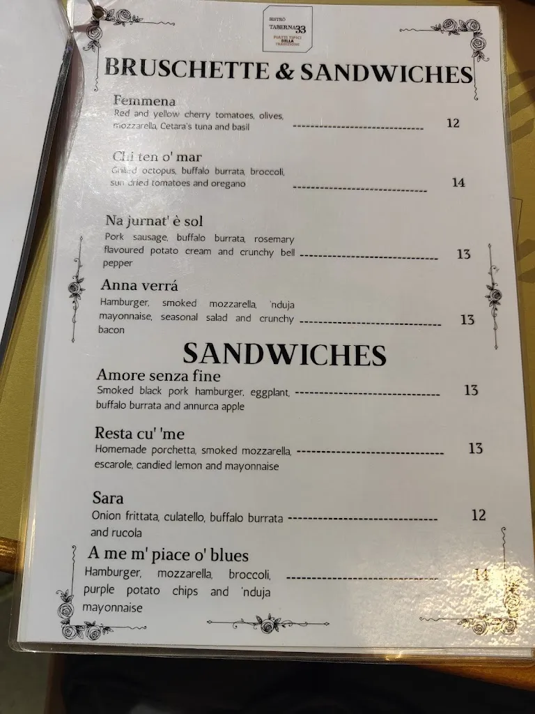 Menu_Taberna 33 Bistró_Minori_image_1
