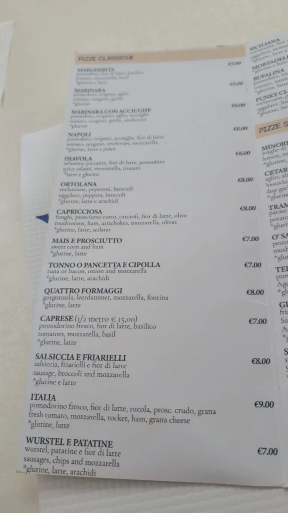 Menu_Pizzeria O' Sarracino_Minori_image_1