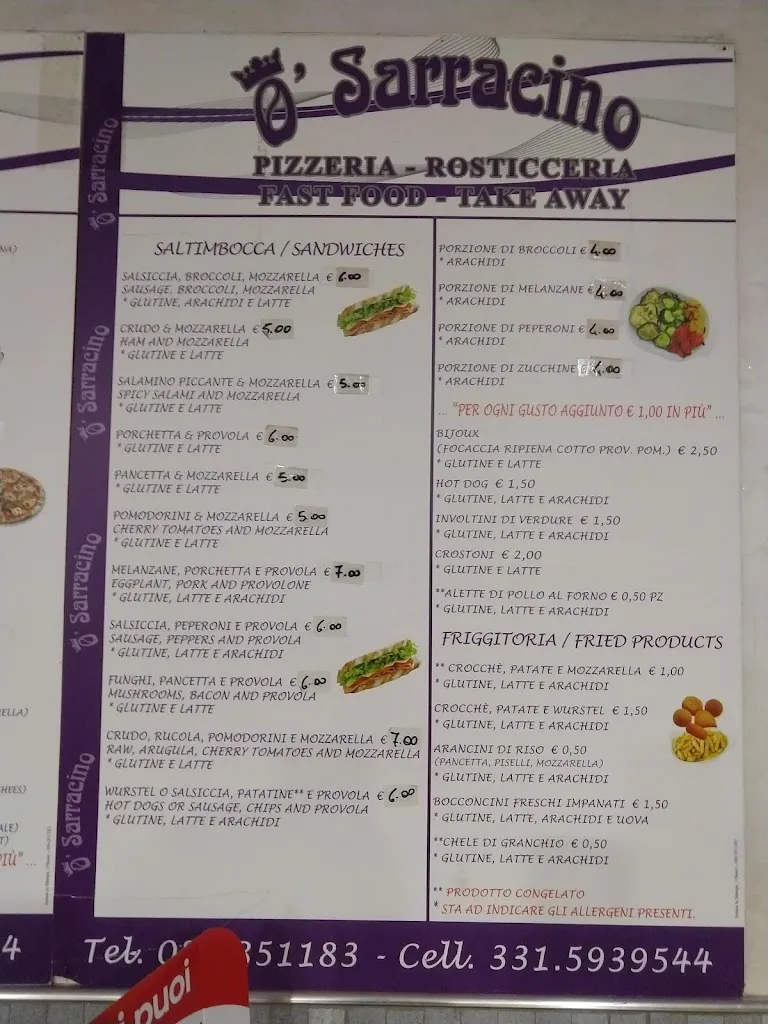 Menu_Pizzeria O' Sarracino_Minori_image_4