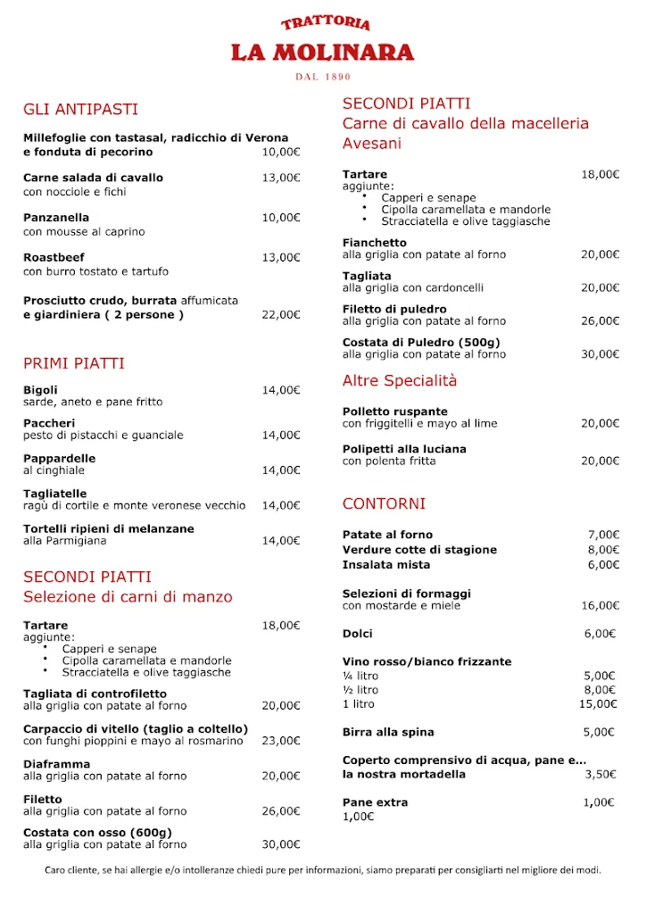 Menu_Trattoria La Molinara_Molinara_image_1