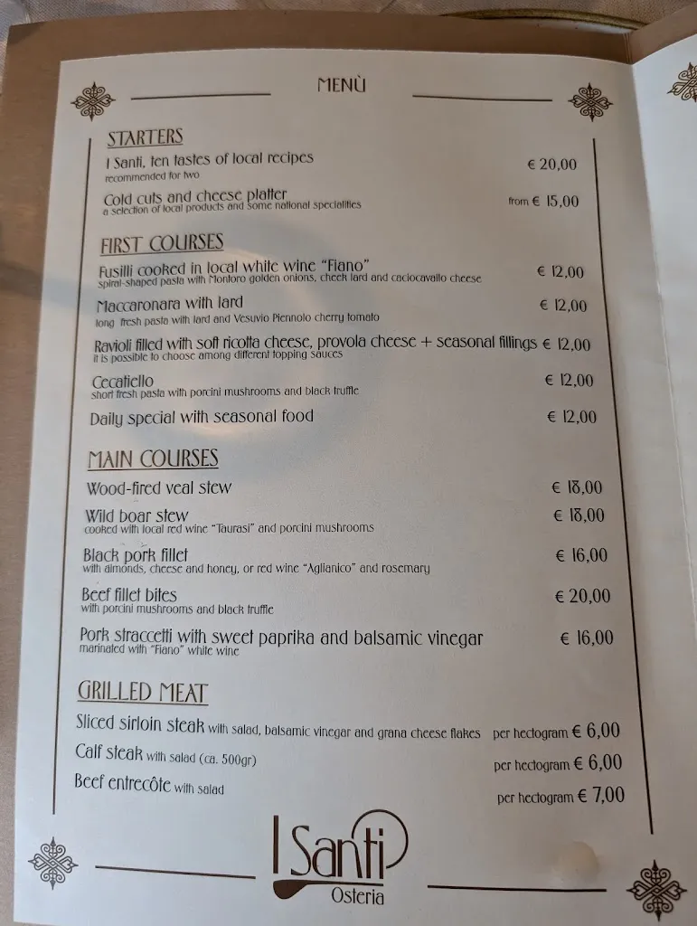 Menu_Osteria i santi_Mercogliano_image_2