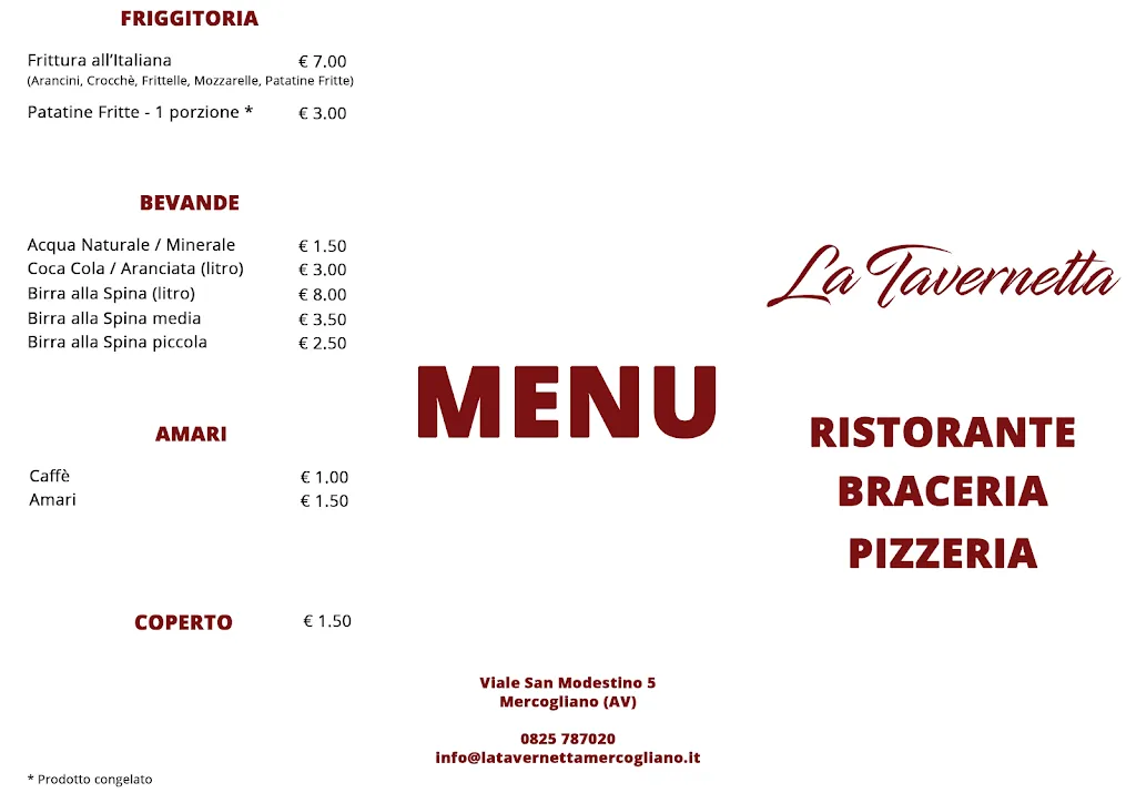 Menu_Ristorante Pizzeria La Tavernetta di Dello Russo A. e Dello Russo G._Mercogliano_immagine_3