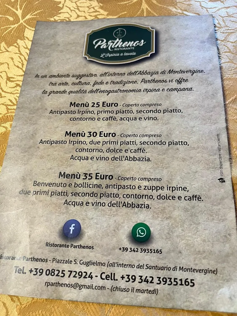 Menu_Ristorante Parthenos_Mercogliano_image_1